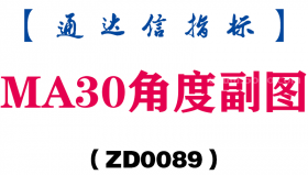[ZD0089]MA30角度副图-通达信指标公式