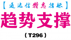 【通达信指标】趋势支撑-主图指标公式（T296）