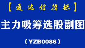 [YZB0086]主力吸筹选股副图-通达信指标公式