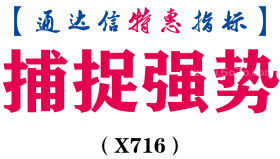 【通达信指标】捕捉强势-副图指标公式（X716）