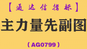 [AG0799]主力量先副图-通达信指标公式