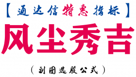 【通达信指标】风尘秀吉-副图指标公式
