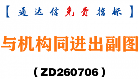 [ZD260706]与机构同进出副图－通达信指标源码分享