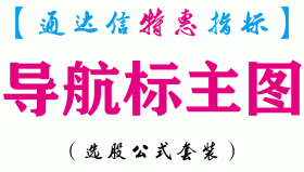 【通达信指标】导航标-主图指标公式