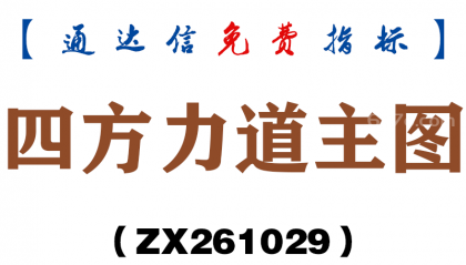 [ZX261029]四方力道主图－通达信指标源码分享