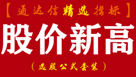 【通达信指标】股价新高-股价创新高平台突破抓黑马股强势股指标公式