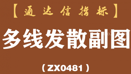 [ZX0481]多线发散副图-通达信指标公式