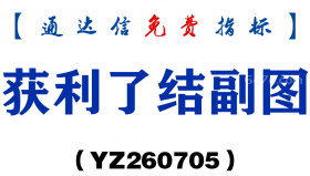 [YZ260705]获利了结副图－通达信指标源码分享