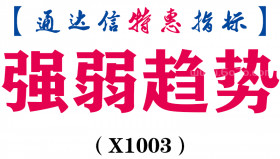 【通达信指标】强弱趋势-副图指标公式（X1003）
