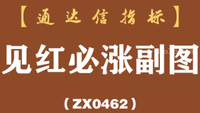 [ZX0462]见红必涨副图-通达信指标公式