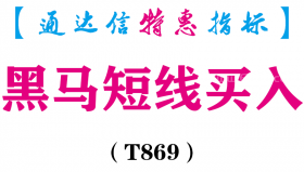 【通达信指标】黑马短线买入-副图指标公式（T869）
