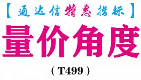 【通达信指标】量价角度-副图指标公式（T499）