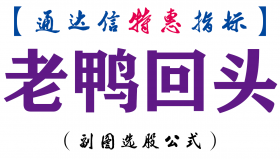 【通达信指标】老鸭回头-副图指标公式