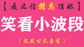 【通达信指标】笑看小波段-副图指标公式（钱袋买 小人卖）