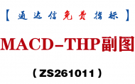 [ZS261011]MACD-THP副图-通达信指标源码分享