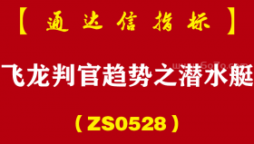 [ZS0528]飞龙判官趋势之潜水艇副图-通达信指标公式-短线寻底必备利器