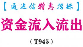 【通达信指标】资金流入流出-副图指标公式（T945）