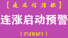 [ZS0021]连涨启动预警-通达信副图指标公式
