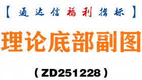 [ZD251228]理论底部副图－通达信指标源码分享