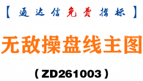 [ZD261003]无敌操盘线主图-通达信指标源码分享
