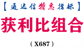 【通达信指标】获利比组合-副图指标公式（X687）