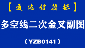 [YZB0141]多空线二次金叉副图-通达信指标公式