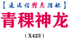 【通达信指标】青稞神龙-副图指标公式（X423）
