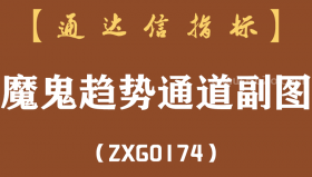 [ZXG0174]魔鬼趋势通道副图-通达信指标公式-含手机版