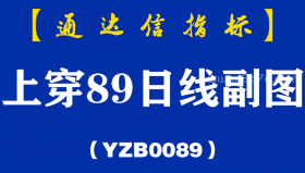 [YZB0089]上穿89日线副图-通达信指标公式