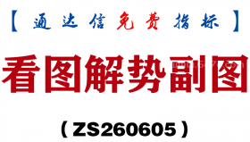 [ZS260605]看图解势副图－通达信指标源码分享