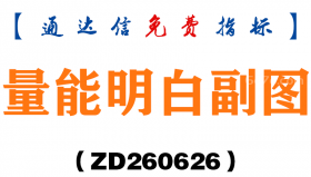 [ZD260626]量能明白副图－通达信指标源码分享