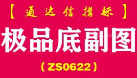 [ZS0622]极品底副图-通达信指标公式-阶段低点或者市场大跌出现的一个最低点，然后后期出现的一波反弹