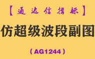 [AG1244]仿超级波段副图-通达信指标公式