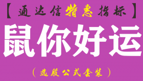 【通达信指标】鼠你好运-副图指标公式（手机+电脑）