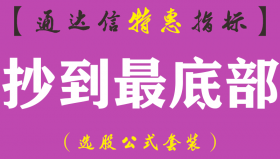 【通达信指标】抄到最底部-副图指标公式（手机+电脑）