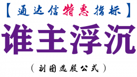 【通达信指标】谁主浮沉-副图指标公式