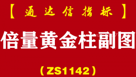[ZS1142]倍量黄金柱副图-通达信指标公式