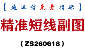 [ZS260618]精准短线副图－通达信指标源码分享