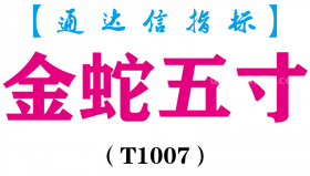 【通达信指标】金蛇五寸-副图指标公式（T1007）