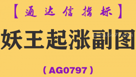 [AG0797]妖王起涨副图-通达信指标公式