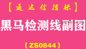 [ZS0844]黑马检测线副图-通达信指标公式