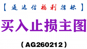 [AG260212]买入止损主图－通达信指标源码分享