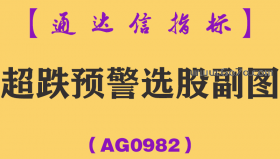 [AG0982]超跌预警选股副图-通达信指标公式