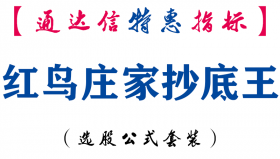 【通达信指标】红鸟庄家抄底-副图指标公式