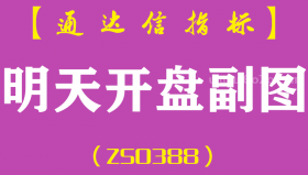 [ZS0388]明天开盘副图-通达信指标公式
