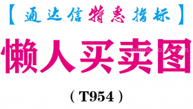 【通达信指标】懒人买卖图-主图指标公式（T954）