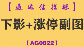 [AG0822]下影+涨停副图-通达信指标公式