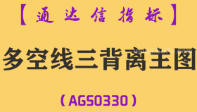 [AGS0330]多空线三背离主图-通达信指标公式