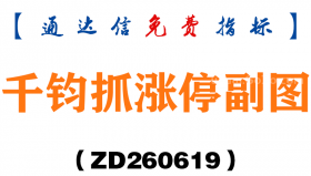 [ZD260619]千钧抓涨停副图－通达信指标源码分享