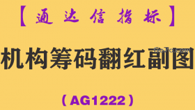 [AG1222]机构筹码翻红副图-通达信指标公式